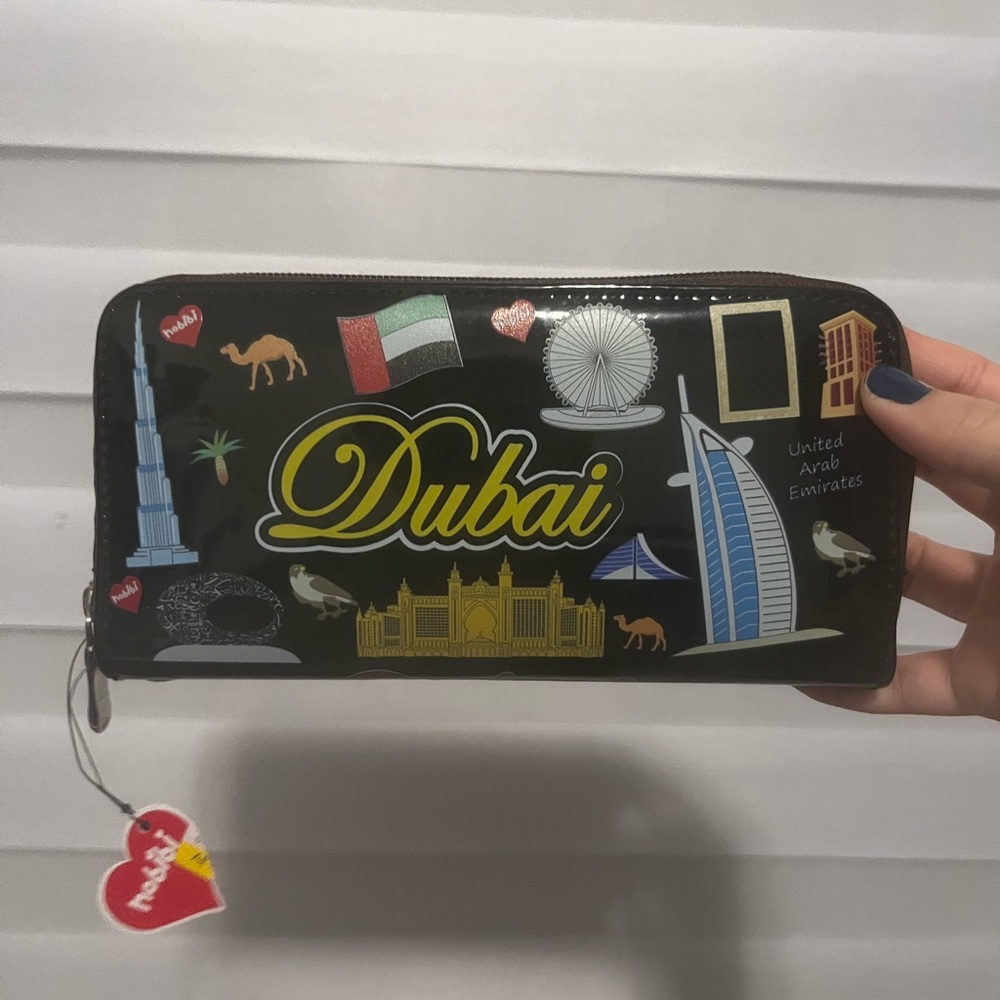 FREE ADD ON Dubai Souvenir Black Wallet